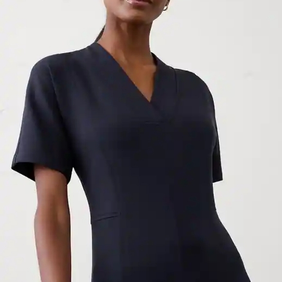 NWT BANANA REPUBLIC | $100 Fit & Flare Dress - Picture 2 of 4